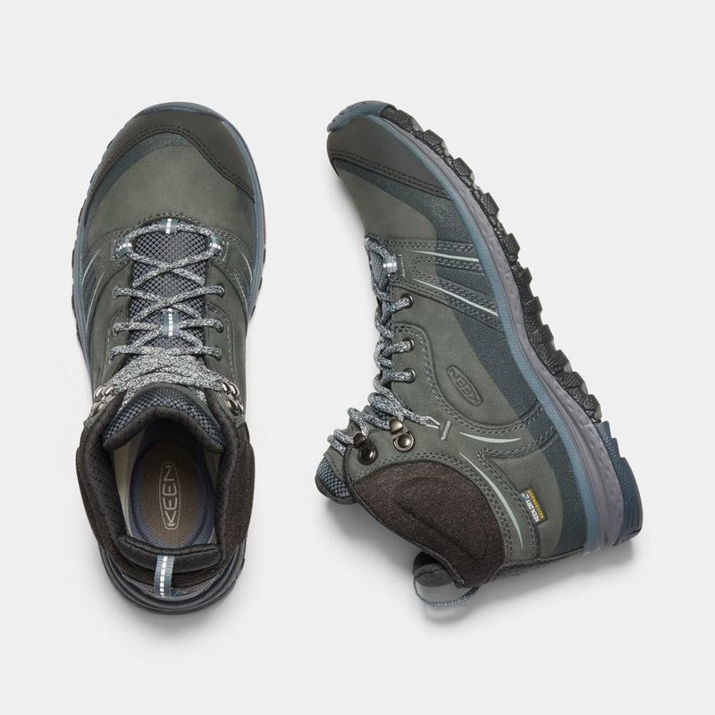 Keen ブーツ | キーンテラドラレザーウォータープルーフミッド トレッキング シューズ レディース オリーブ | 435210-ZTR